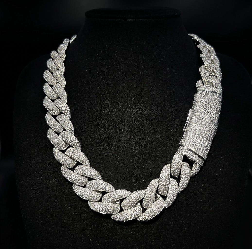 Cuban Link Chain — 20MM — Silver