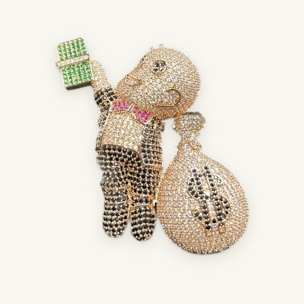 Money Bag Kid Pendant in rose-gold tone, OMBI BAG 01