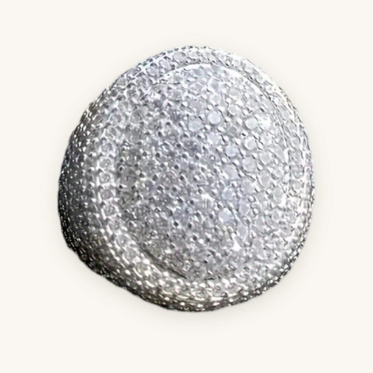 HALO 01 Pavé Dome Ring, silver tone, iced