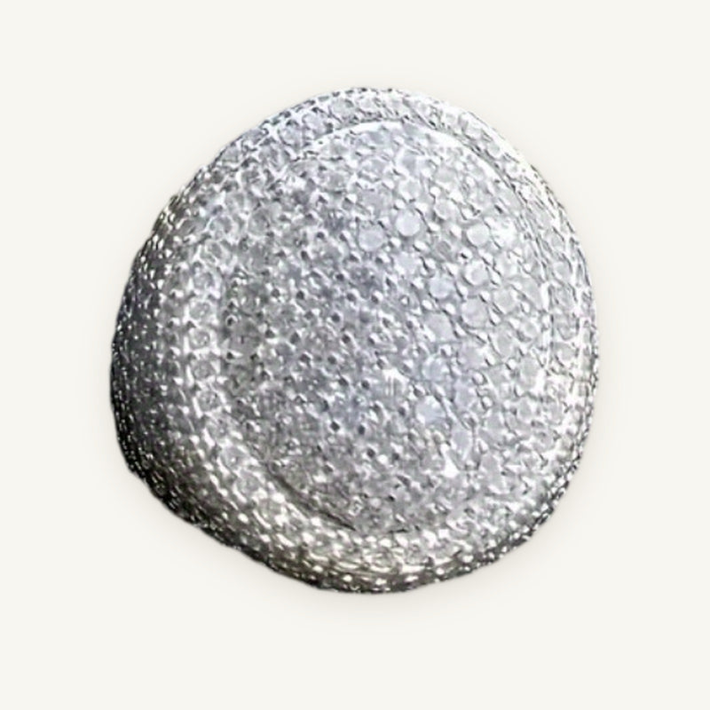 HALO 01 Pavé Dome Ring, silver tone, iced