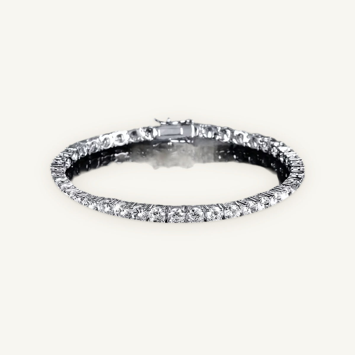 Tennis Bracelet in silver tone, OMBI ICICLE 01