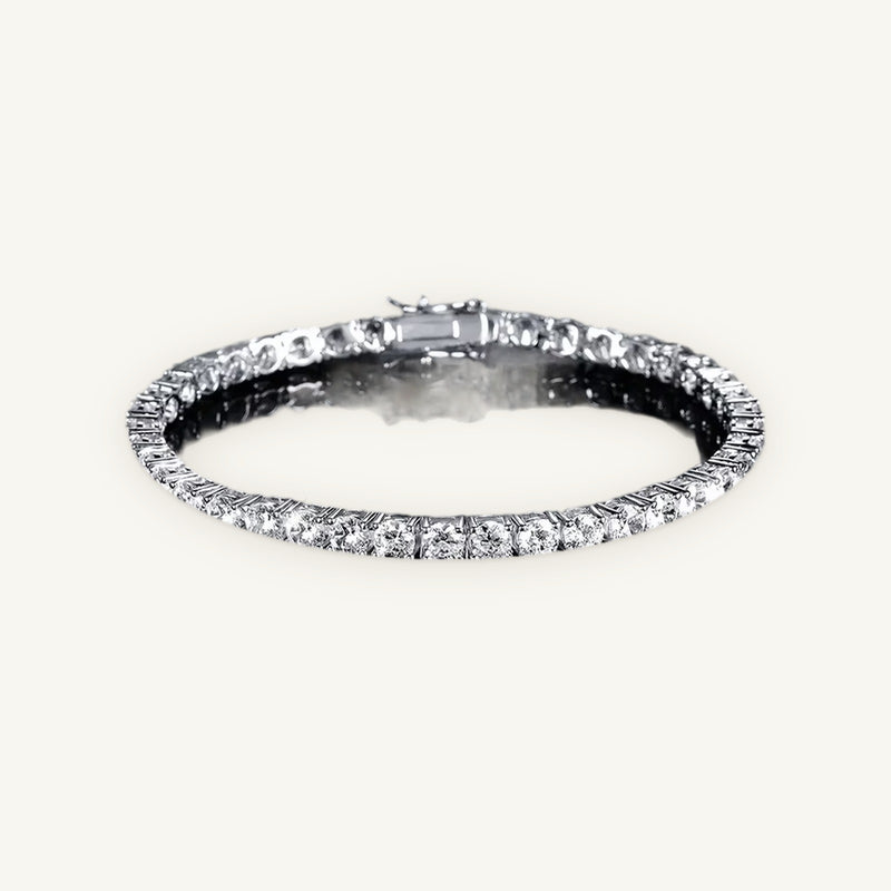 Tennis Bracelet in silver tone, OMBI ICICLE 01