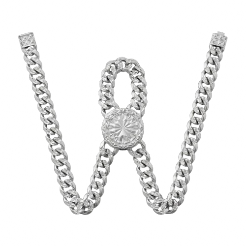 Bracelet shaped as the letter W